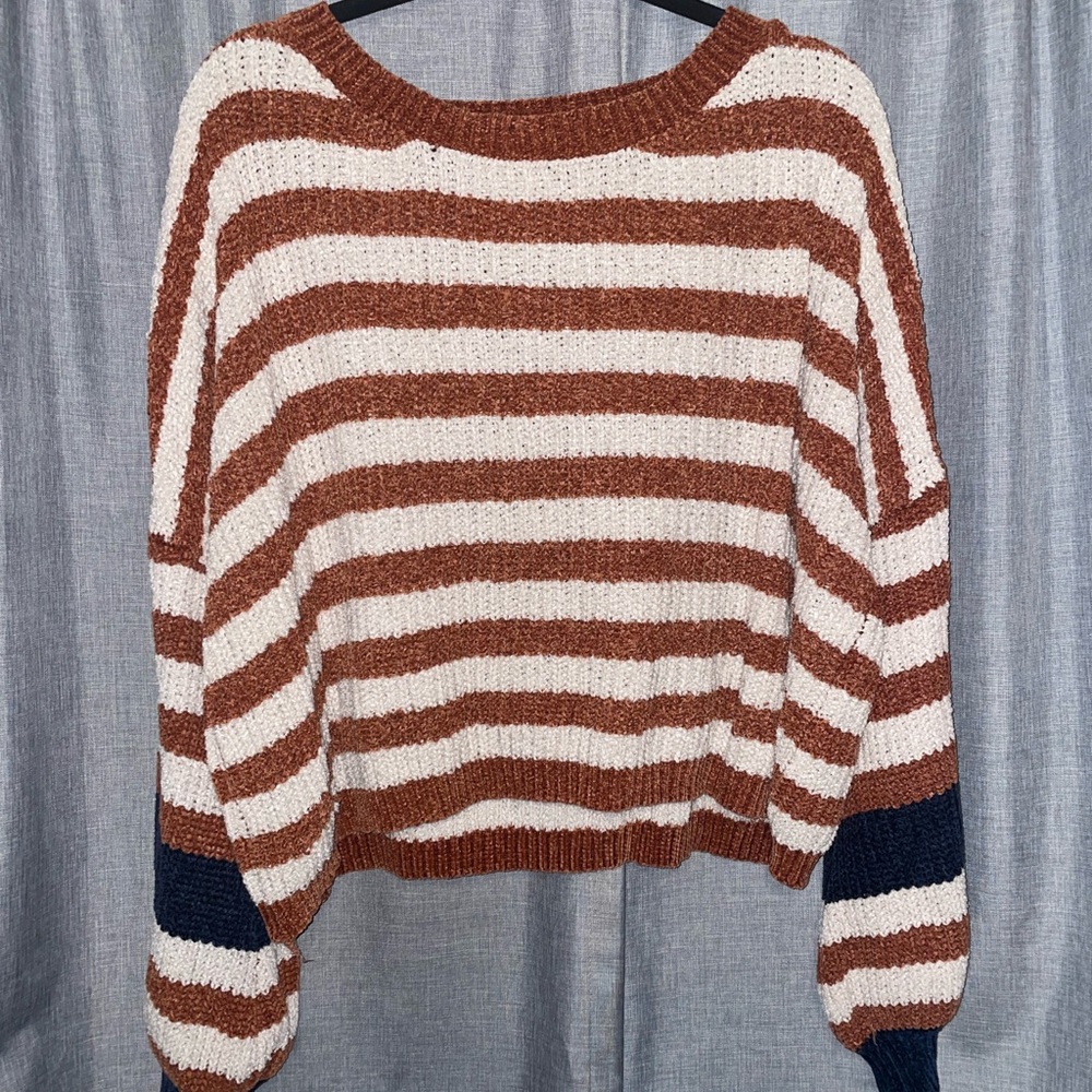 Mustard Striped Sweater